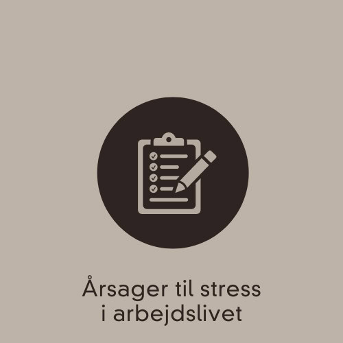 Årsager til stress i arbejdslivet